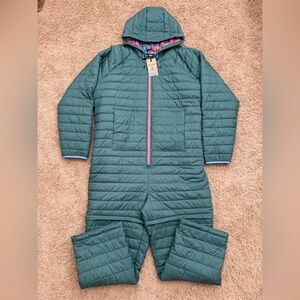 NWT Chubbies The Snug As A Bug Heavyweight Puffer One Piece Zip Off Legs 2XL